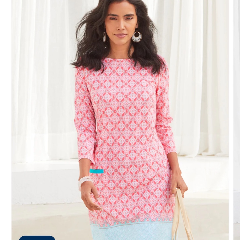 Cabana Life Coral Tides Dress- NWT size Med